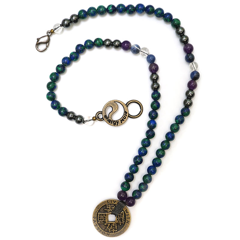 NEW: Sunstone & Blue Lace Agate Pebble Bracelets - Energy Muse