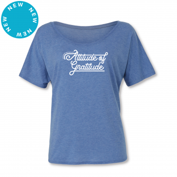 New Blue Gratitude Tee